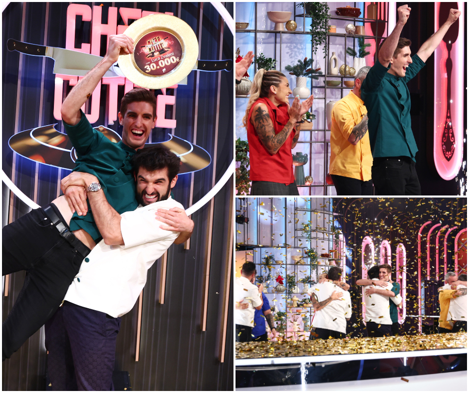 Luca Zvaleni a câștigat Chefi la cuțite, sezonul 16! Marele campion pleacă acasă cu premiul de 30.000 de Euro și stagiul la Retroscena: „Am fost cel mai fericit de pe pământ!”